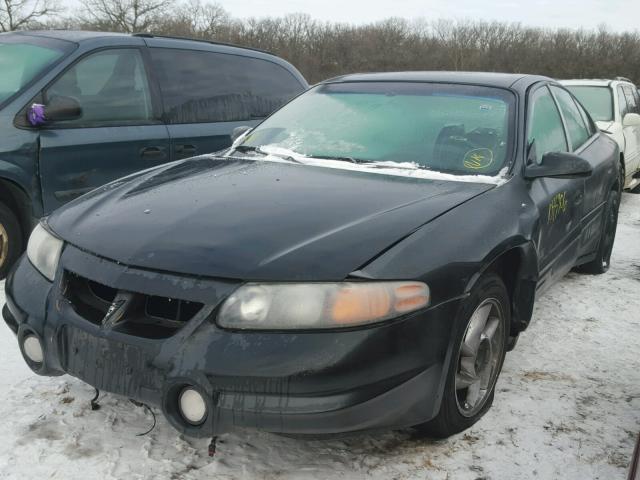 1G2HZ5410Y4140602 - 2000 PONTIAC BONNEVILLE BLACK photo 2