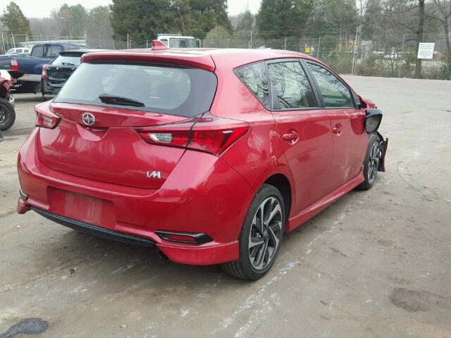 JTNKARJE1GJ502519 - 2016 TOYOTA SCION IM BLUE photo 4