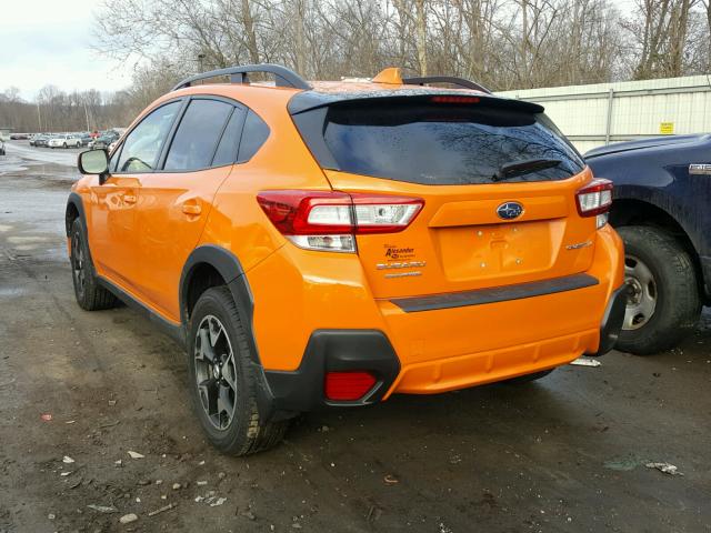 JF2GTADC7J8213953 - 2018 SUBARU CROSSTREK ORANGE photo 3