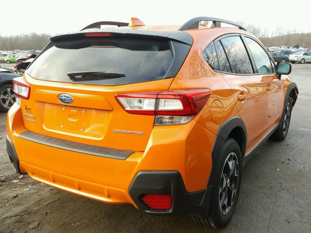 JF2GTADC7J8213953 - 2018 SUBARU CROSSTREK ORANGE photo 4