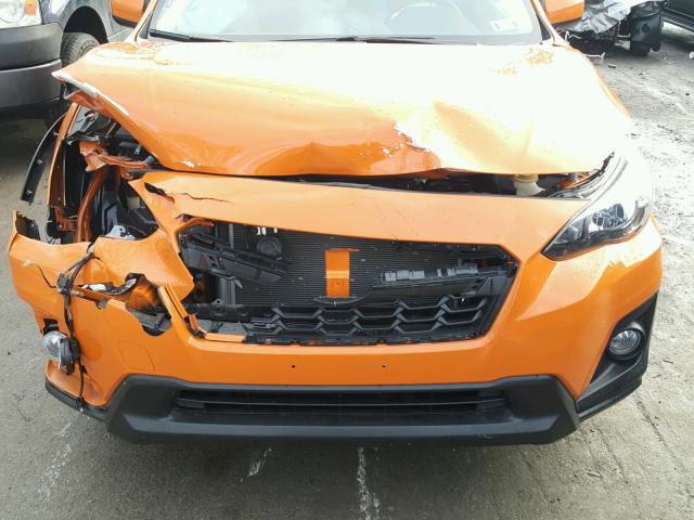 JF2GTADC7J8213953 - 2018 SUBARU CROSSTREK ORANGE photo 7