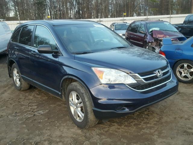 5J6RE4H50BL028263 - 2011 HONDA CR-V EX BLUE photo 1