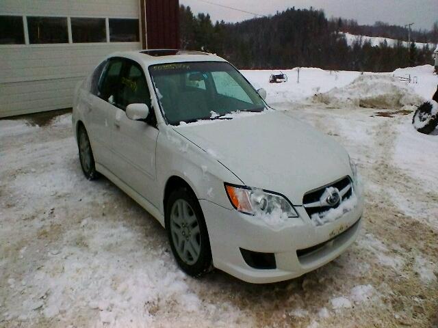 4S3BL616597236704 - 2009 SUBARU LEGACY 2.5 WHITE photo 1