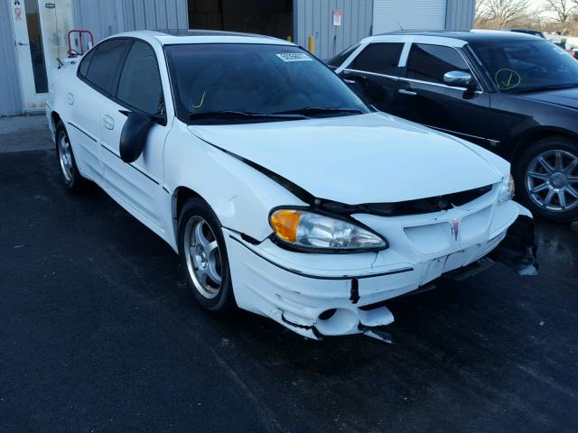 1G2NW52E53C215875 - 2003 PONTIAC GRAND AM G WHITE photo 1