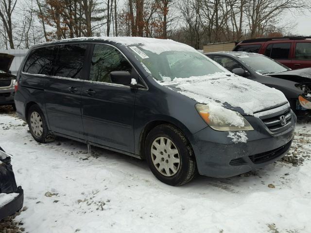 5FNRL38255B098389 - 2005 HONDA ODYSSEY LX GRAY photo 1