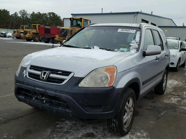 SHSRD78824U233800 - 2004 HONDA CR-V EX SILVER photo 2