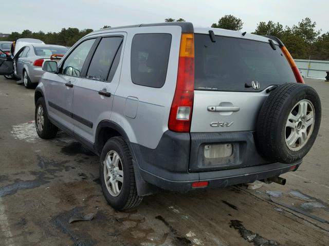 SHSRD78824U233800 - 2004 HONDA CR-V EX SILVER photo 3