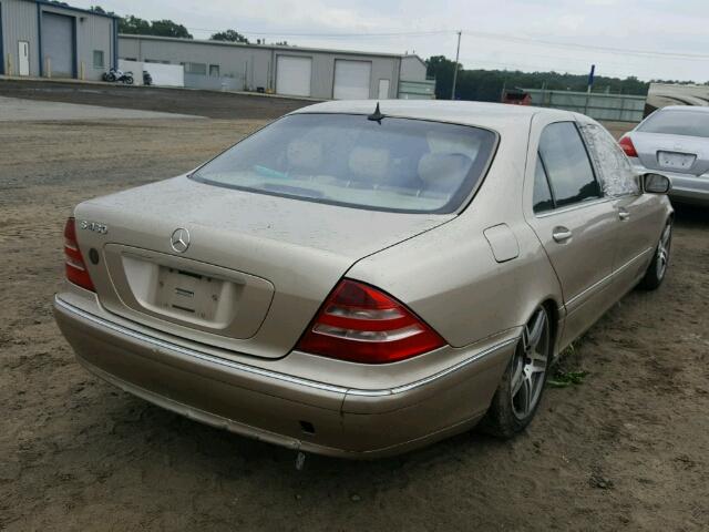 WDBNG70J4YA107060 - 2000 MERCEDES-BENZ S 430 GOLD photo 4