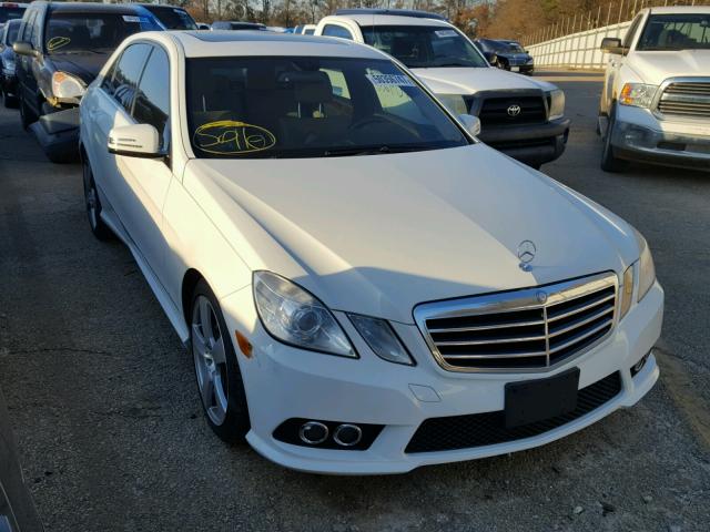 WDDHF8HB0AA190924 - 2010 MERCEDES-BENZ E 350 4MAT WHITE photo 1