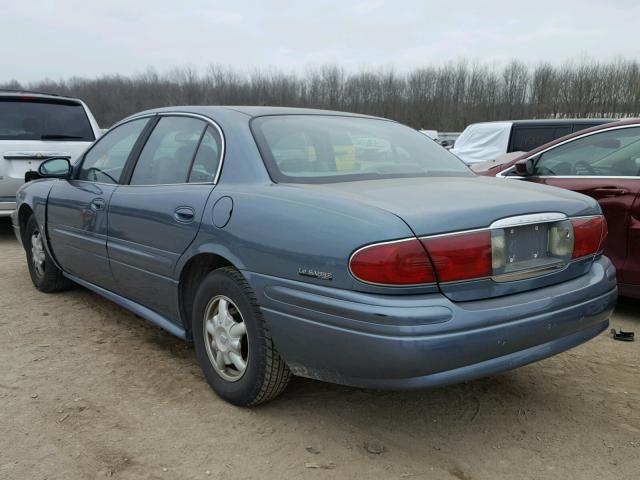 1G4HP54KX1U255770 - 2001 BUICK LESABRE CU BLUE photo 3