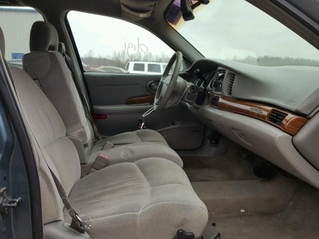 1G4HP54KX1U255770 - 2001 BUICK LESABRE CU BLUE photo 5