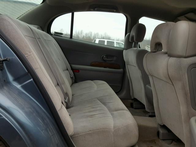 1G4HP54KX1U255770 - 2001 BUICK LESABRE CU BLUE photo 6