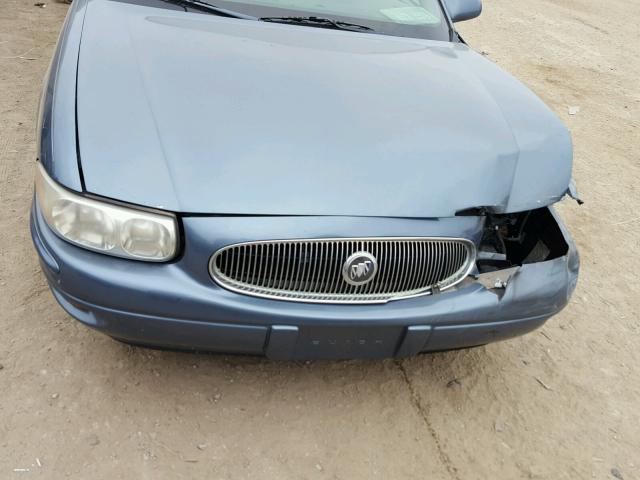 1G4HP54KX1U255770 - 2001 BUICK LESABRE CU BLUE photo 7