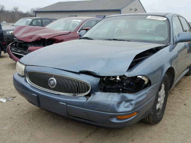 1G4HP54KX1U255770 - 2001 BUICK LESABRE CU BLUE photo 9