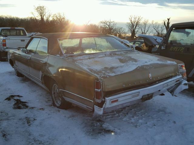 364390C107969 - 1970 OLDSMOBILE .88 GOLD photo 3