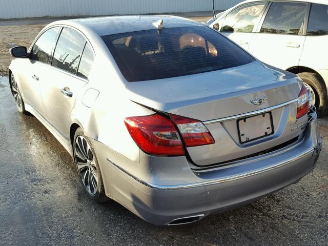 KMHGC4DH8CU162500 - 2012 HYUNDAI GENESIS 5. GRAY photo 3