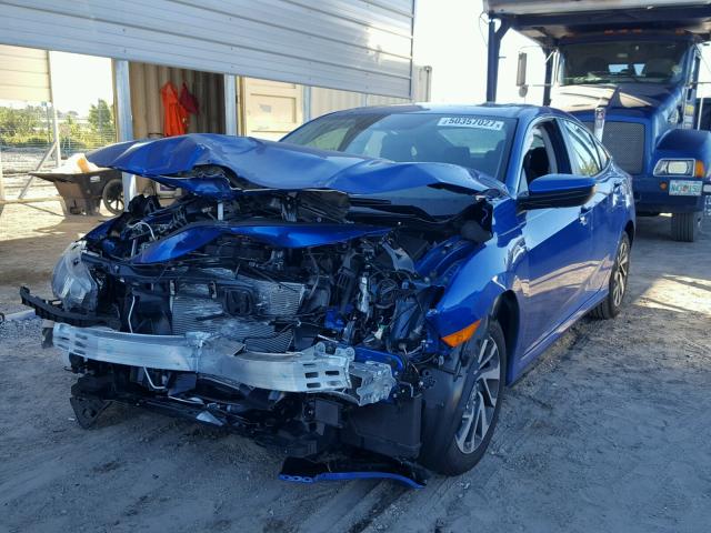 19XFC2F82HE016259 - 2017 HONDA CIVIC EX ლურჯი ფოტო 2