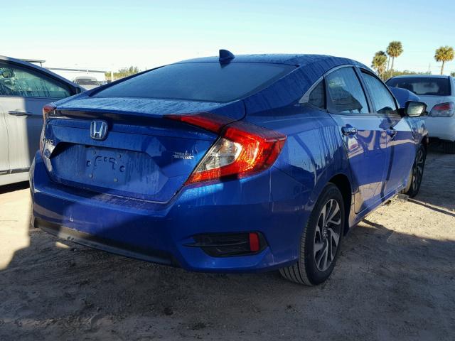 19XFC2F82HE016259 - 2017 HONDA CIVIC EX BLUE photo 4