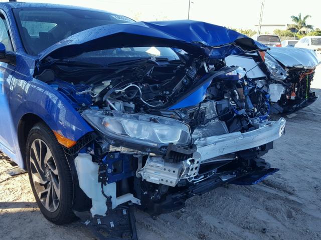 19XFC2F82HE016259 - 2017 HONDA CIVIC EX ლურჯი ფოტო 7