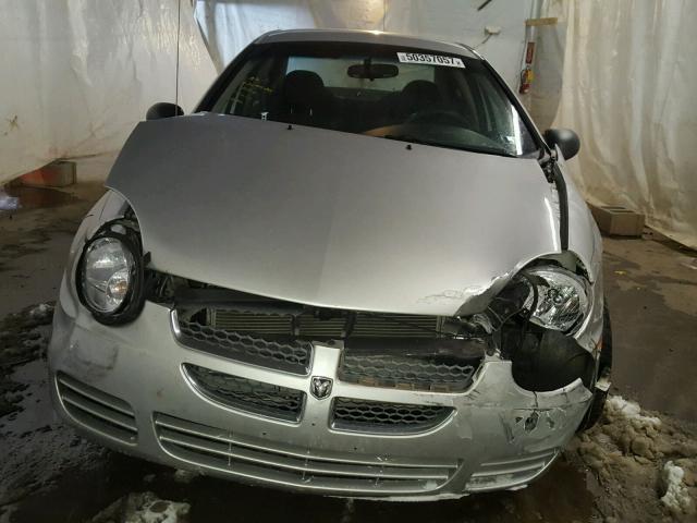 1B3ES56CX5D206250 - 2005 DODGE NEON SXT SILVER photo 7