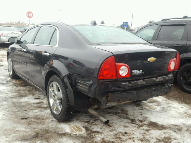 1G1ZD5E00CF335089 - 2012 CHEVROLET MALIBU 2LT BLACK photo 3