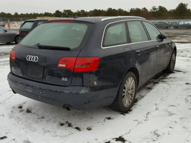 WAUKH74F97N123699 - 2007 AUDI A6 AVANT Q BLUE photo 4