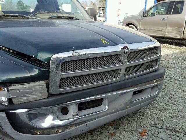 1B7HC13Y0YJ173413 - 2000 DODGE RAM 1500 GREEN photo 9