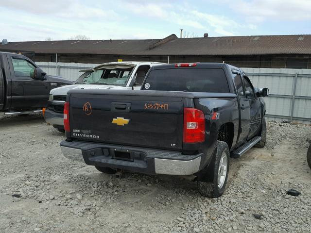 3GCEK233X9G153303 - 2009 CHEVROLET SILVERADO BLACK photo 4