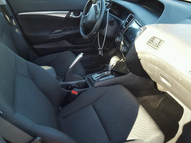 19XFB2F85FE010746 - 2015 HONDA CIVIC EX შავი ფოტო 5