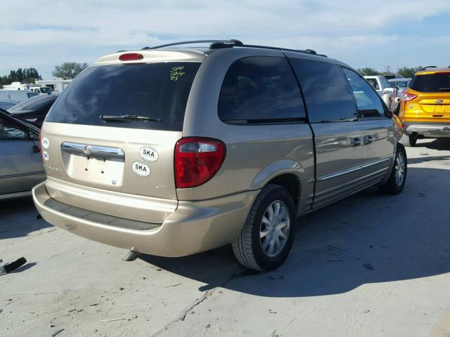 2C4GP54L13R351554 - 2003 CHRYSLER TOWN & COU GOLD photo 4