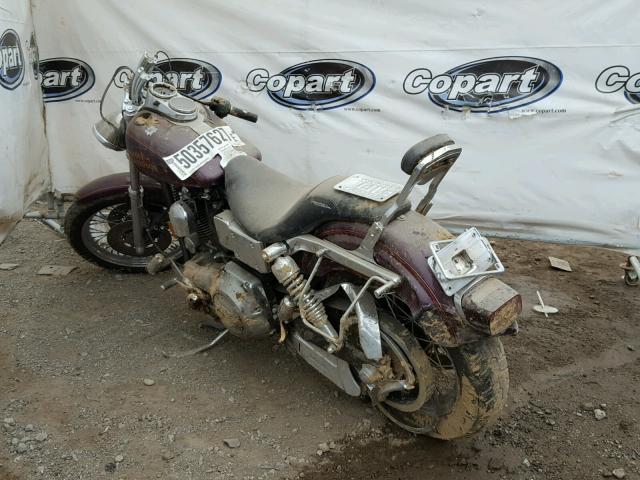 1HD1GDL16TY307432 - 1996 HARLEY-DAVIDSON FXDL MAROON photo 3