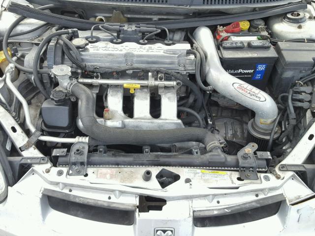 1B3ES66S05D106008 - 2005 DODGE NEON SRT-4 SILVER photo 7