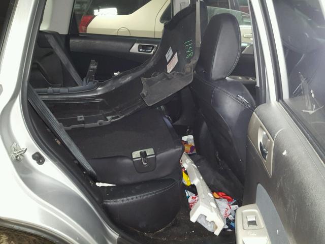 JF2SH6DC7AH732705 - 2010 SUBARU FORESTER 2 SILVER photo 6