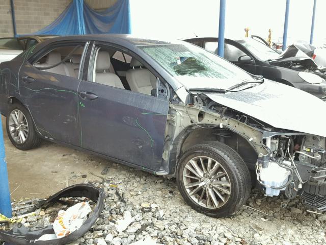 2T1BURHE7FC229825 - 2015 TOYOTA COROLLA L GRAY photo 9