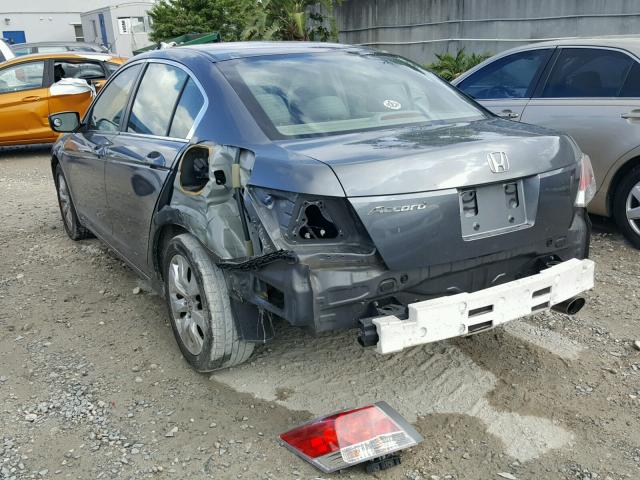 JHMCP26758C060678 - 2008 HONDA ACCORD EX GRAY photo 3