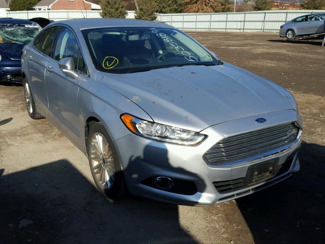 3FA6P0H96ER320218 - 2014 FORD FUSION SE SILVER photo 1