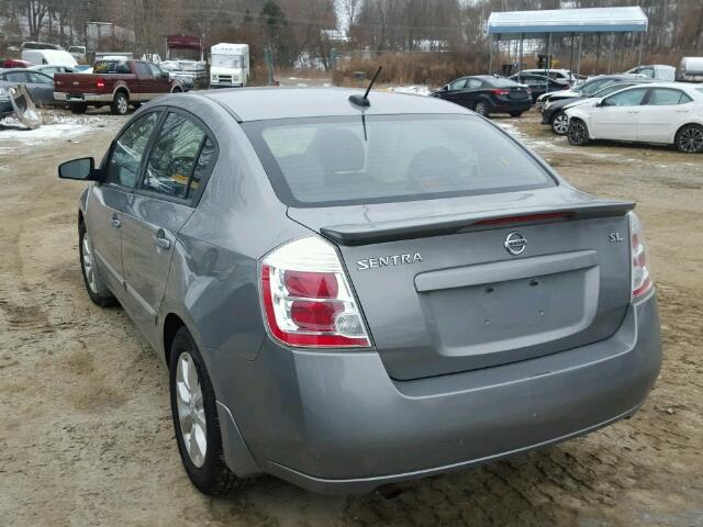 3N1AB6AP1AL633093 - 2010 NISSAN SENTRA 2.0 GRAY photo 3