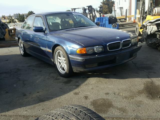 WBAGG8343YDN80675 - 2000 BMW 740 I AUTO BLUE photo 1
