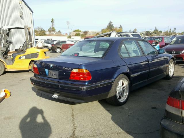 WBAGG8343YDN80675 - 2000 BMW 740 I AUTO BLUE photo 4