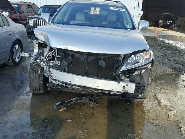 JTJBK1BA0F2483885 - 2015 LEXUS RX 350 SILVER photo 9