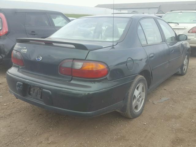 1G1NE52J02M663129 - 2002 CHEVROLET MALIBU LS Yaşıl foto 4