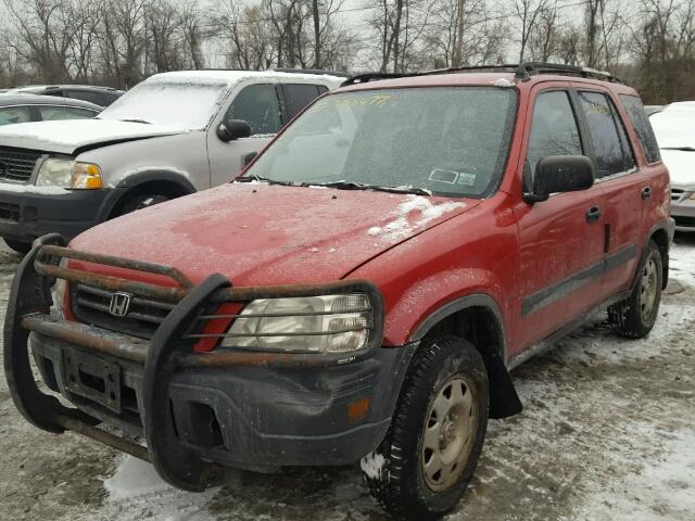 JHLRD1846XC029183 - 1999 HONDA CR-V LX RED photo 2