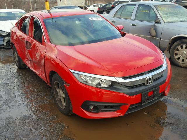 2HGFC1F7XGH637836 - 2016 HONDA CIVIC EXL RED photo 1