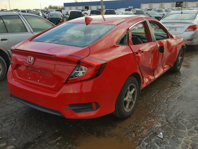 2HGFC1F7XGH637836 - 2016 HONDA CIVIC EXL RED photo 4