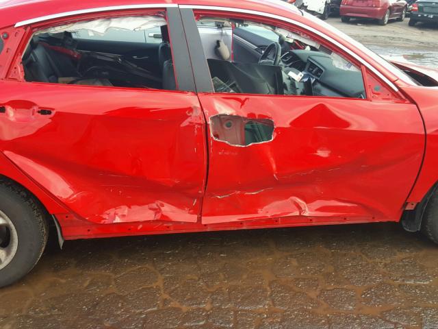 2HGFC1F7XGH637836 - 2016 HONDA CIVIC EXL RED photo 9