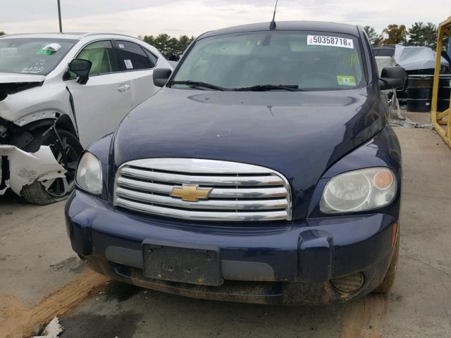 3GNBAADB9AS560348 - 2010 CHEVROLET HHR LS ლურჯი ფოტო 9