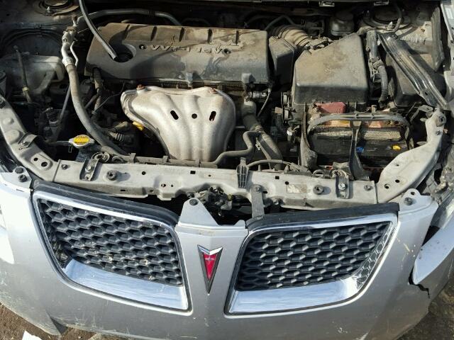 5Y2SP67099Z443849 - 2009 PONTIAC VIBE SILVER photo 7