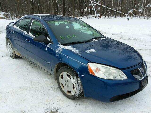 1G2ZF58B774235611 - 2007 PONTIAC G6 VALUE L BLUE photo 1