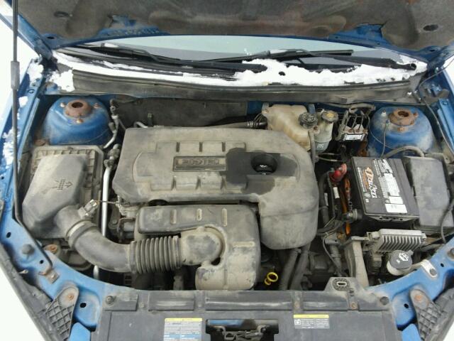 1G2ZF58B774235611 - 2007 PONTIAC G6 VALUE L BLUE photo 7