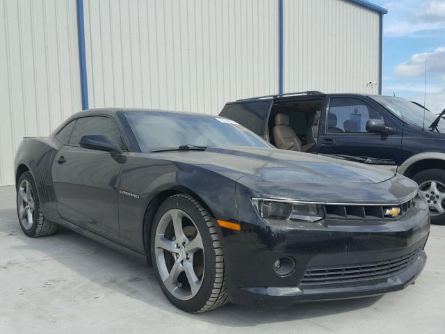 2G1FC1E31E9241775 - 2014 CHEVROLET CAMARO LT BLACK photo 1